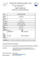 Schedule Gundog Hunting Tests Aug 2024